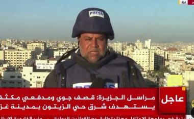 Një ditë më parë iu vra gruaja, vajza e djali gjatë sulmeve ajrore të izraelitëve – gazetari i Al Jazeera vazhdon punën duke raportuar nga terreni
