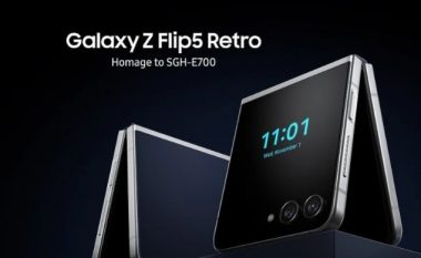 Samsung paralajmëron Galaxy Z Flip5 Retro