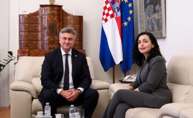 Osmani takohet me kryeministrin kroat: Serbia të mbahet përgjegjëse për agresionin kundër Kosovës