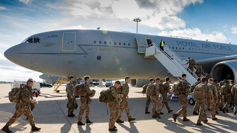 Arrin në Kosovë batalioni prej 200 ushtarëve britanikë