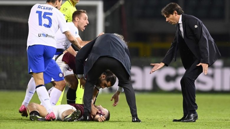 Vlasic ra pa ndjenja në mes të ndeshjes ndaj Interit, të gjithë vrapuan menjëherë për ta ndihmuar