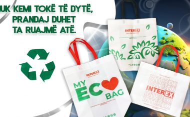 Interex dhuron konsumatorëve 10.000 çanta me material të recikluar