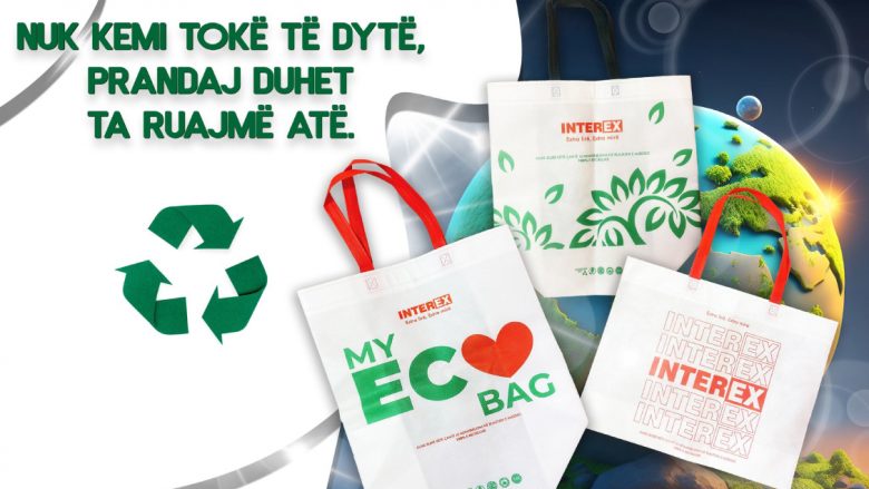 Interex dhuron konsumatorëve 10.000 çanta me material të recikluar