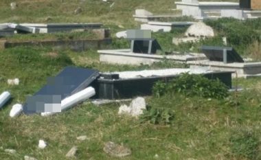 Një kompani gjatë punimeve shkakton dëme te varrezat në veri të Mitrovicës