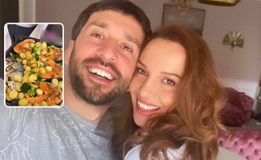 Megjithëse janë një familje vegane, Teuta Krasniqi tregon se bashkëshorti i saj gatuan mish