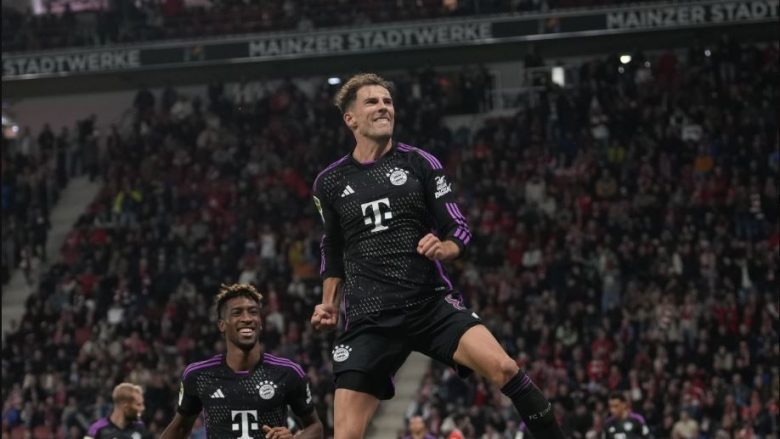 Bayern merr një fitore rutinore në udhëtim ndaj Mainzit