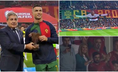 Ronaldo arrin 200 ndeshje me Portugalinë, nderohet nga federata dhe tifozët