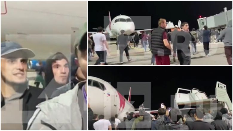 “Na tregoni ku janë hebrenjtë” – protestuesit pro-palestinezë hynë në pistën e aeroportit të Dagestanit, duke kontrolluar secilin aeroplan