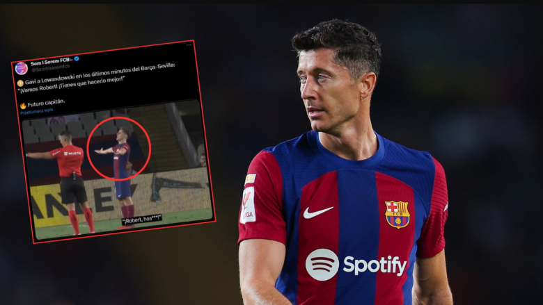Mikrofonat zbulojnë fjalët që Gavi ia tha Lewandowskit gjatë ndeshjes: Edhe pse 16 vite më i ri, spanjolli e ofendon polakun