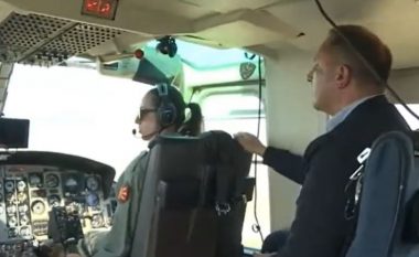Spasovski kontrollon me helikopter: Prioritet i MPB-së, parandalimi i prerjeve të paligjshme të druve