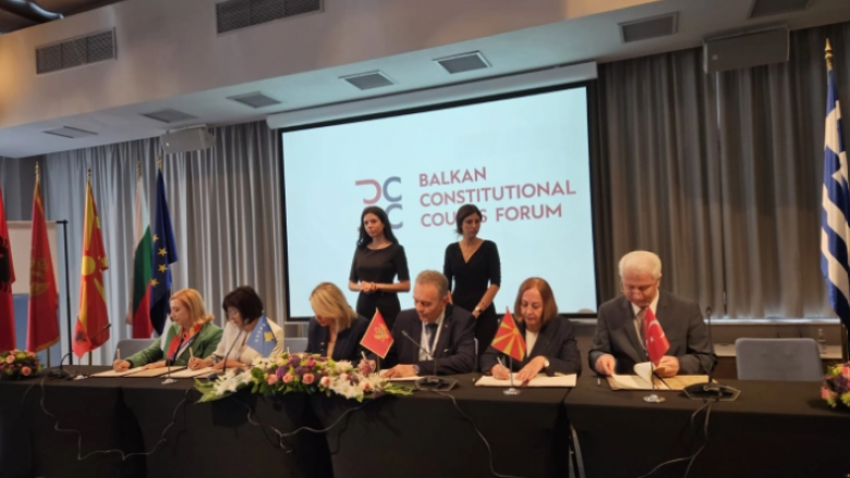 Krijohet Forumi Ballkanik i Gjyqtarëve Kushtetues: RMV, Shqipëria, Kosova, Bullgaria, Mali i Zi e Turqia firmosën Memorandum