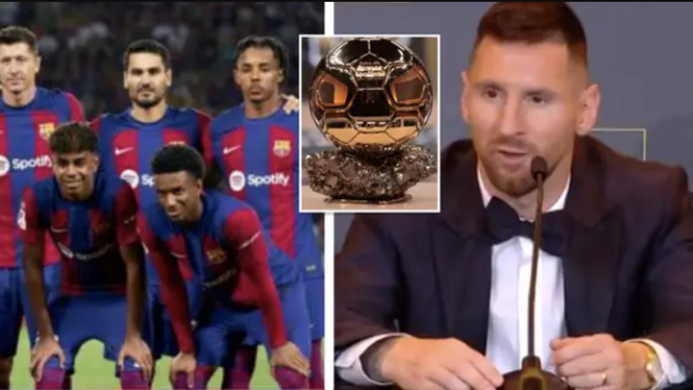 Nuk është Lewandowski, Messi tregon se cili futbollist i Barcelonës mund ta fitoj Topin e Artë në të ardhmen