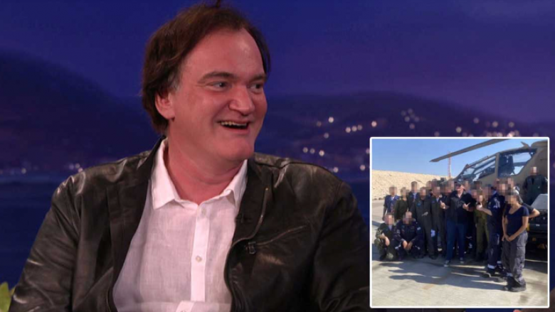 Quentin Tarantino viziton bazën e ushtrisë izraelite për të treguar mbështetjen e tij