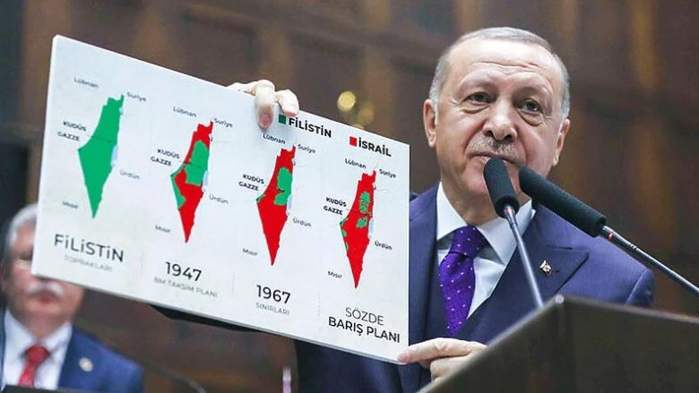 Erdogan tha se ka vetëm një zgjidhje për krizën në Palestinë