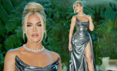 Khloe Kardashian shkëlqen në fustanin e kreatores shqiptare, Lena Berisha