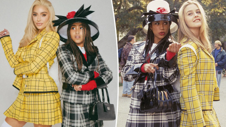 Kim Kardashian dhe North shndërrohen në personazhet e filmit “Clueless” për Halloween