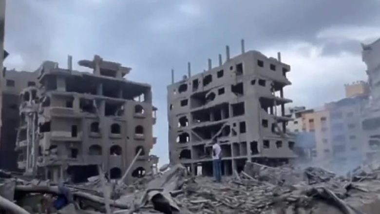 Publikohet videoja e shkatërrimit të një pjese të Gazas