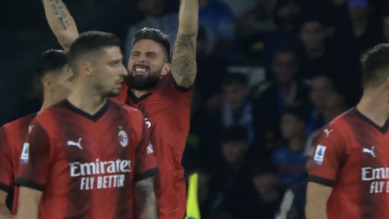 Përfundon pjesa e parë mes Napolit dhe Milanit: Rossonerët në epërsi prej dy golash