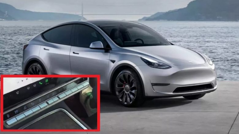 Një pronar i një veture Tesla shton butona fizikë në modelin e tij Y