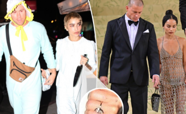Zoe Kravitz shfaq unazën e fejesës në vlerë mbi 500 mijë euro gjatë një feste Halloweeni me Channing Tatum