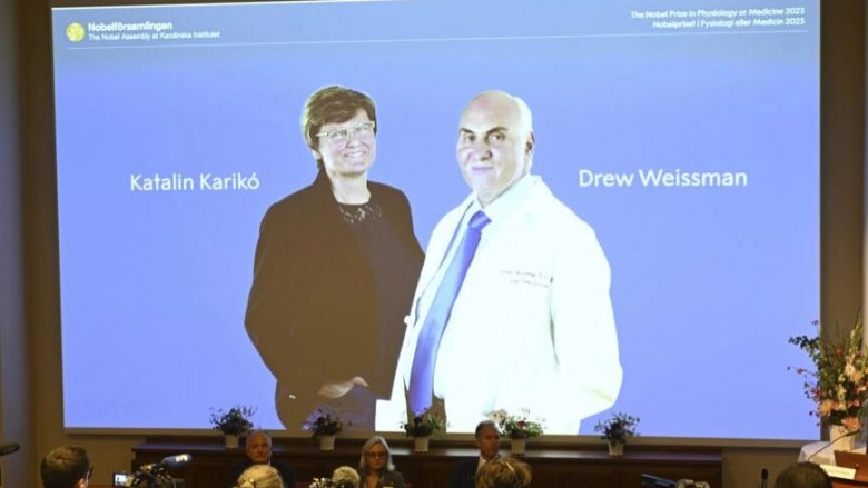 Çmimi Nobel për Mjekësi i ndahet Katalin Kariko dhe Drew Weissman për hulumtimin që hapi rrugë për vaksinën kundër Covid-19