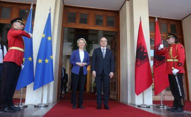 Presidentja e KE-së thotë se Shqipëria është në rrugë të mirë për anëtarësim në BE