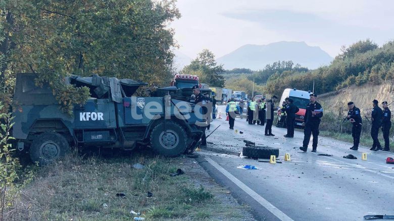 Aksident i rëndë në Leshan të Pejës, përfshihet një veturë e KFOR-it