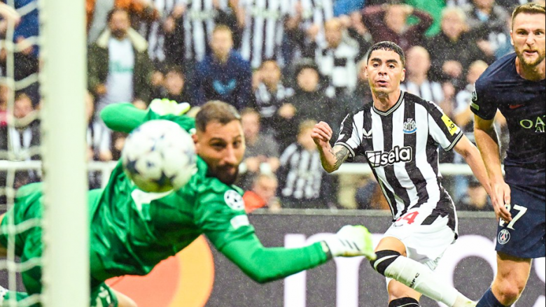 Me fitoren bindëse ndaj PSG-së, Newcastle United bëhet lider i Grupit F