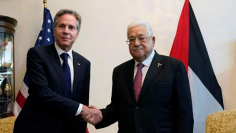 Blinkeni takohet në Jordani me presidentin palestinez