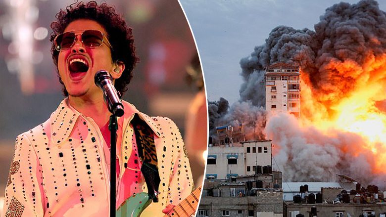 Bruno Mars detyrohet të anulojë koncertin me bileta të shitura në Izrael, pas ngjarjeve të fundit