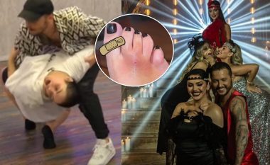 Fifi lëndon këmbën gjatë provave të “Dancing With the Stars”