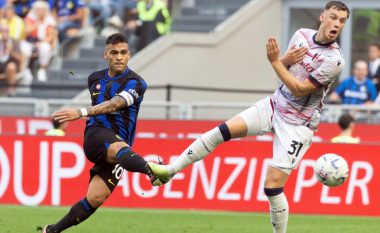 Inter humbet epërsinë prej dy golash, iu desh të kënaqej me barazim ndaj Bolognas