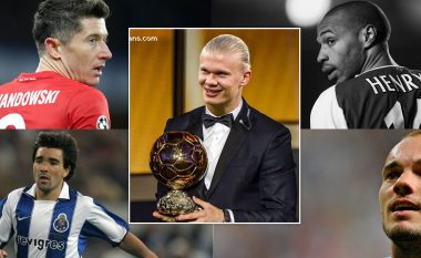 Haaland cilësohet si 'viktima' e fundit: Lewandowski, Sneijder dhe pesë lojtarët e tjerë që u grabitën ndër vite për Topin e Artë