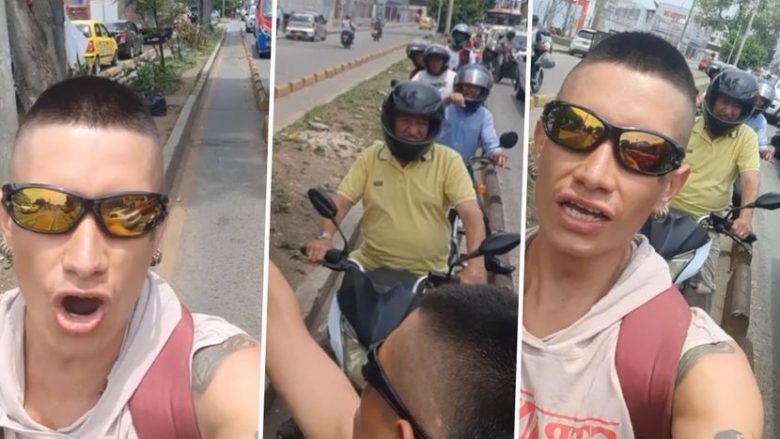 Shkaktoi një rrëmujë të madhe në shtegun e biçikletave – kolumbiani tregon arsyen pse kështu reagoi