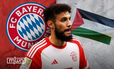 Mazraoui futet në probleme me Bayern Munichin pas përkrahjes për Palestinës