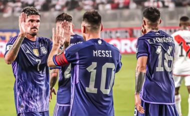Messi udhëheq Argjentinën drejt fitores së radhës ndaj Perusë dhe thyen rekordin e madh