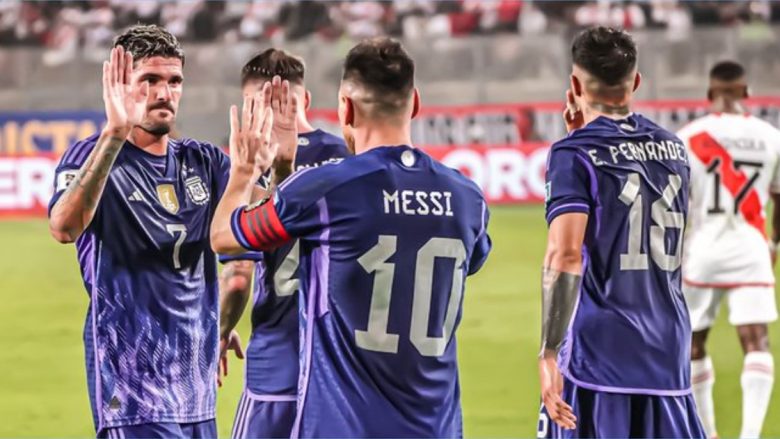 Messi udhëheq Argjentinën drejt fitores së radhës ndaj Perusë dhe thyen rekordin e madh