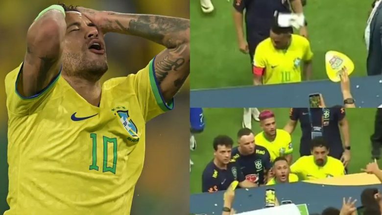 Neymar frustrohet me një tifoz i cili e goditi atë me një pako kokoshka në kokë