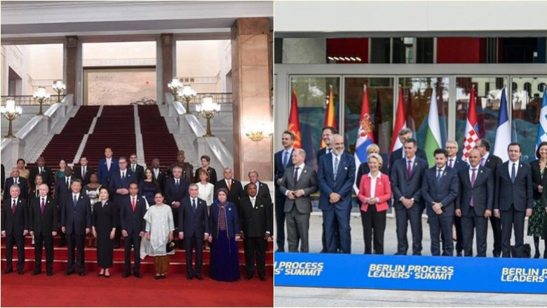 Liderët e Ballkanit në foto familjare me liderët evropianë në Tiranë – Vuçiq me miqtë e tij Putinin dhe Xi Jinping në Kinë