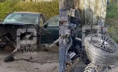 Aksident i rëndë në Istog – lëndohet shoferi i veturës