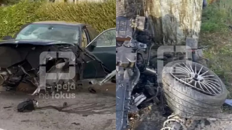 Aksident i rëndë në Istog – lëndohet shoferi i veturës