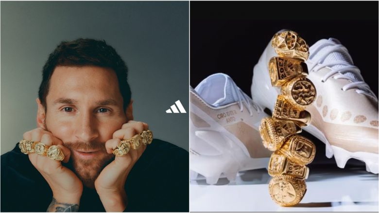 Adidas me një video të veçantë për Messin i dhuron 8 unaza të arit dhe publikon këpucët e reja sportive: Më i madhi