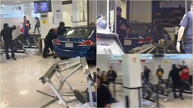 Shoferi u qëllua për vdekje pasi “përplasi” makinën në konsullatën kineze në San Francisko – pamjet tregojnë kaosin e krijuar