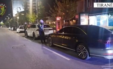 Policia arreston nëntë drejtues mjetesh dhe vendos 6,675 gjoba për shkelje rrugore brenda një jave në Tiranë