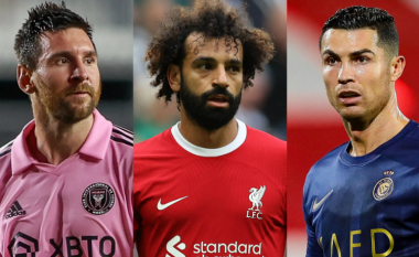 Trajneri i Egjiptit bën një krahasim interesant mes Salahut, Messit dhe Ronaldos