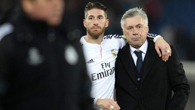 “Nëse sot jam trajner i Real Madridit, kjo është falë tij” – Ancelotti flet për raportin që ka me Ramos