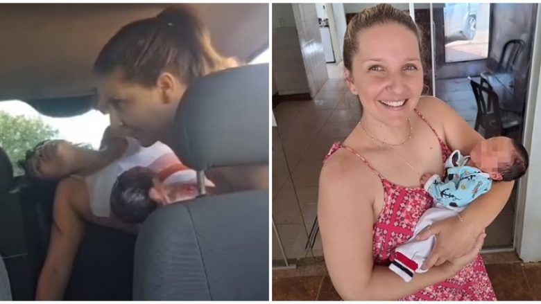 Shoferja braziliane e Uber, asiston gruan që solli në jetë foshnjën në veturën e saj – pamjet bëhen virale