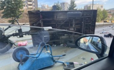 Aksident te rruga “C” në Prishtinë – lëndohen tre persona