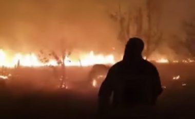Zjarr i madh në Shajkoc të Podujevës – reagojnë zjarrëfikësit