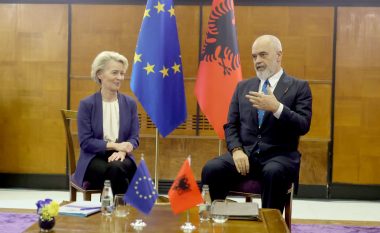 Von der Leyen në Tiranë: Investimet e BE-së varen nga reformat